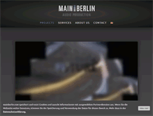 Tablet Screenshot of mainberlin.com